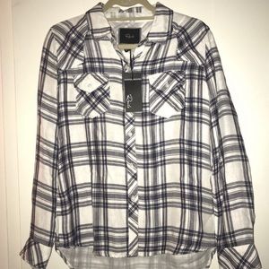 Rails Plaid Button Down